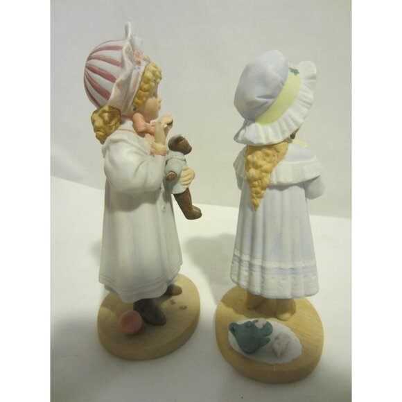 JAN HAGARA Royal Orleans FALL Megan Cindy 2 figurines COA VINTAGE - Picture 3 of 9
